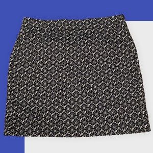 TOMMY HILFIGER Navy & White Floral Skirt